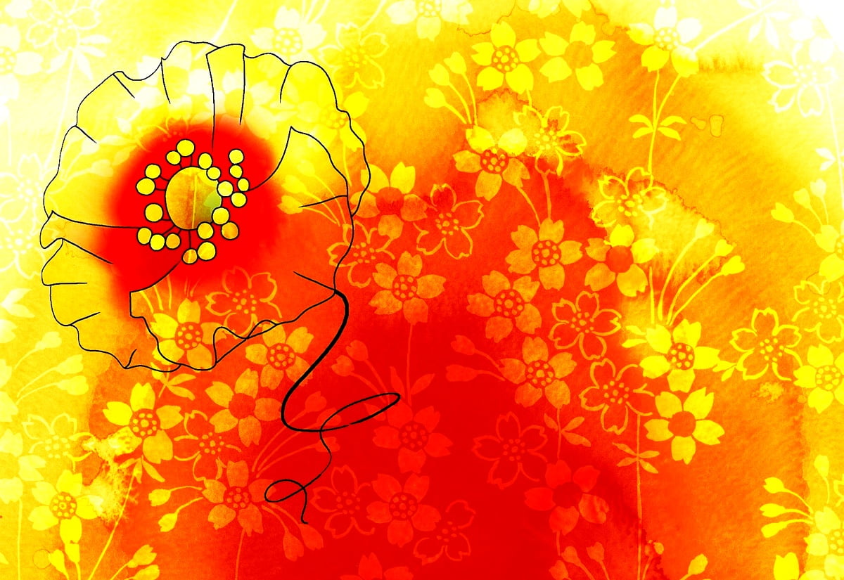 Afbeelding voor achtergrond : een paar bloemen (1600x1100)