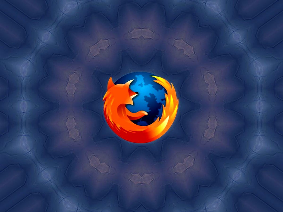 Firefox, oranje, tekenfilms, elektrische blauwe, logo - achtergrond (1600x1200)