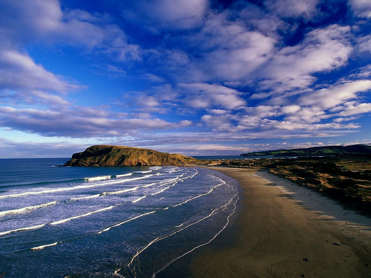 Achtergrond : kust, natuur, zee, strand, oceaan (Nieuw-Zeeland) 1600x1200