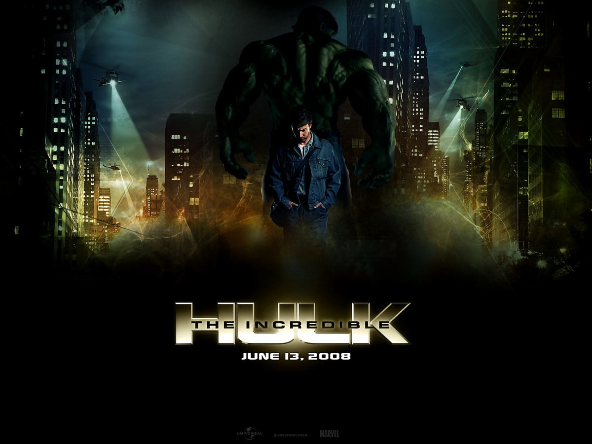 Films, poster, duisternis, tekenfilms, actiefilm (scène uit film "Hulk") : HD achtergrond 1600x1200