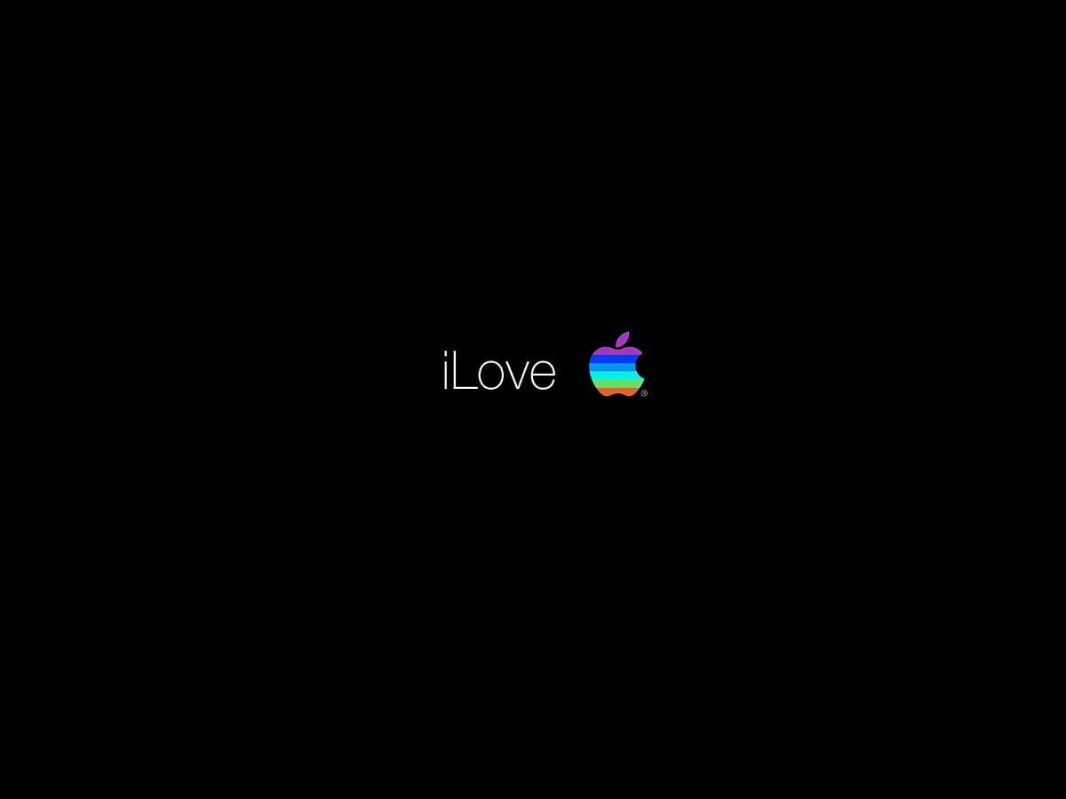 Apple-logo, zwarte, duisternis, licht, logo — achtergrond afbeeldingen (1600x1200)