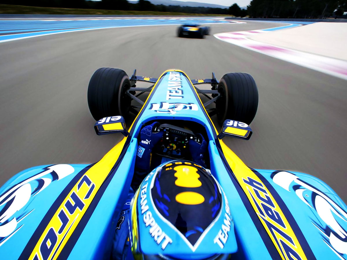 Formule 1, motorsport, weg, racen, race auto - gratis achtergrond 1024x768