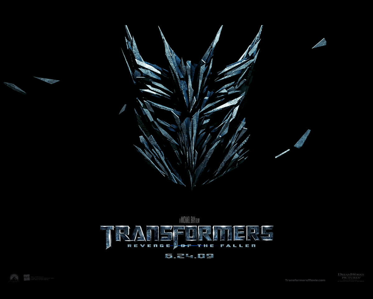Gratis bureaublad achtergrond / zwarte, duisternis, logo, grafisch ontwerp, zwart-witte (scène uit film "Transformers")
