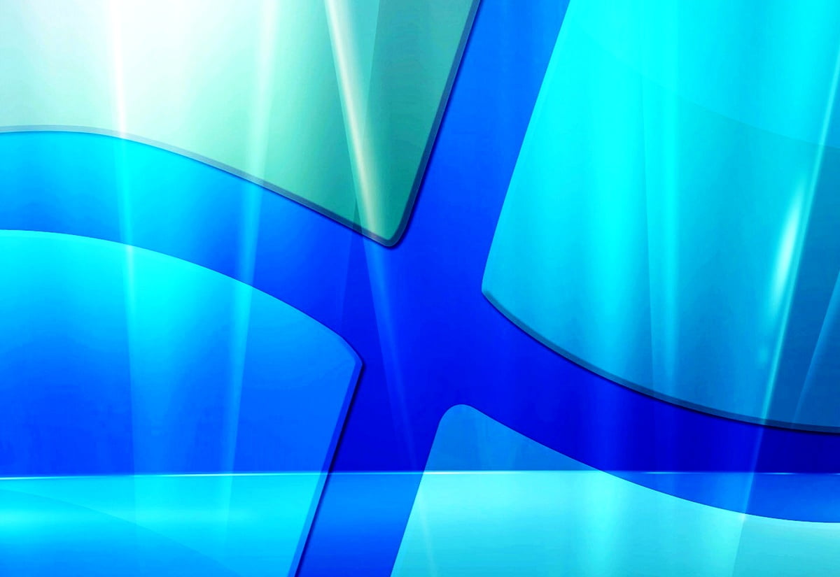 Blauwe, Windows Vista, aqua, abstracte, azuurblauwe / gratis desktop achtergrond