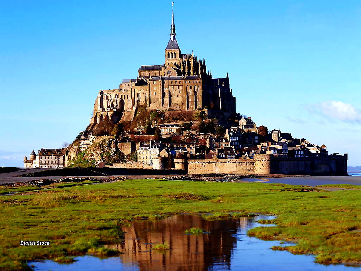 Le Mont-Saint-Michel achtergronden HD | Gratis afbeeldingen