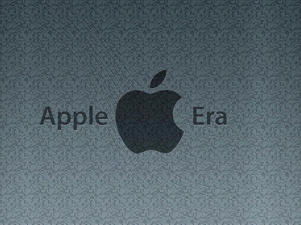 1600x1200 achtergronden / Apple-logo, zwarte, logo, fruit, appel