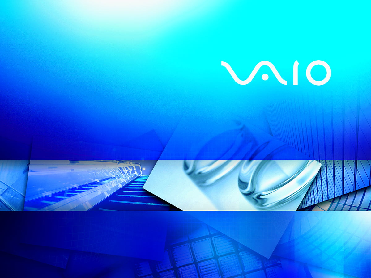 Sony VAIO, blauwe, aqua, azuurblauwe, grafisch ontwerp : HD achtergrond (1600x1200)