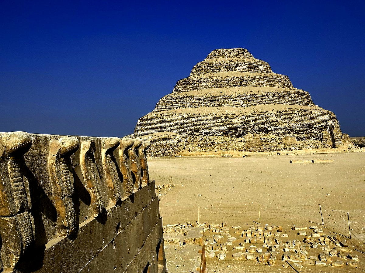 Gratis achtergrond — piramide, historische plaats, monument, oude geschiedenis, Site (Piramide van Djoser, Saqqara, Egypte) 1600x1200