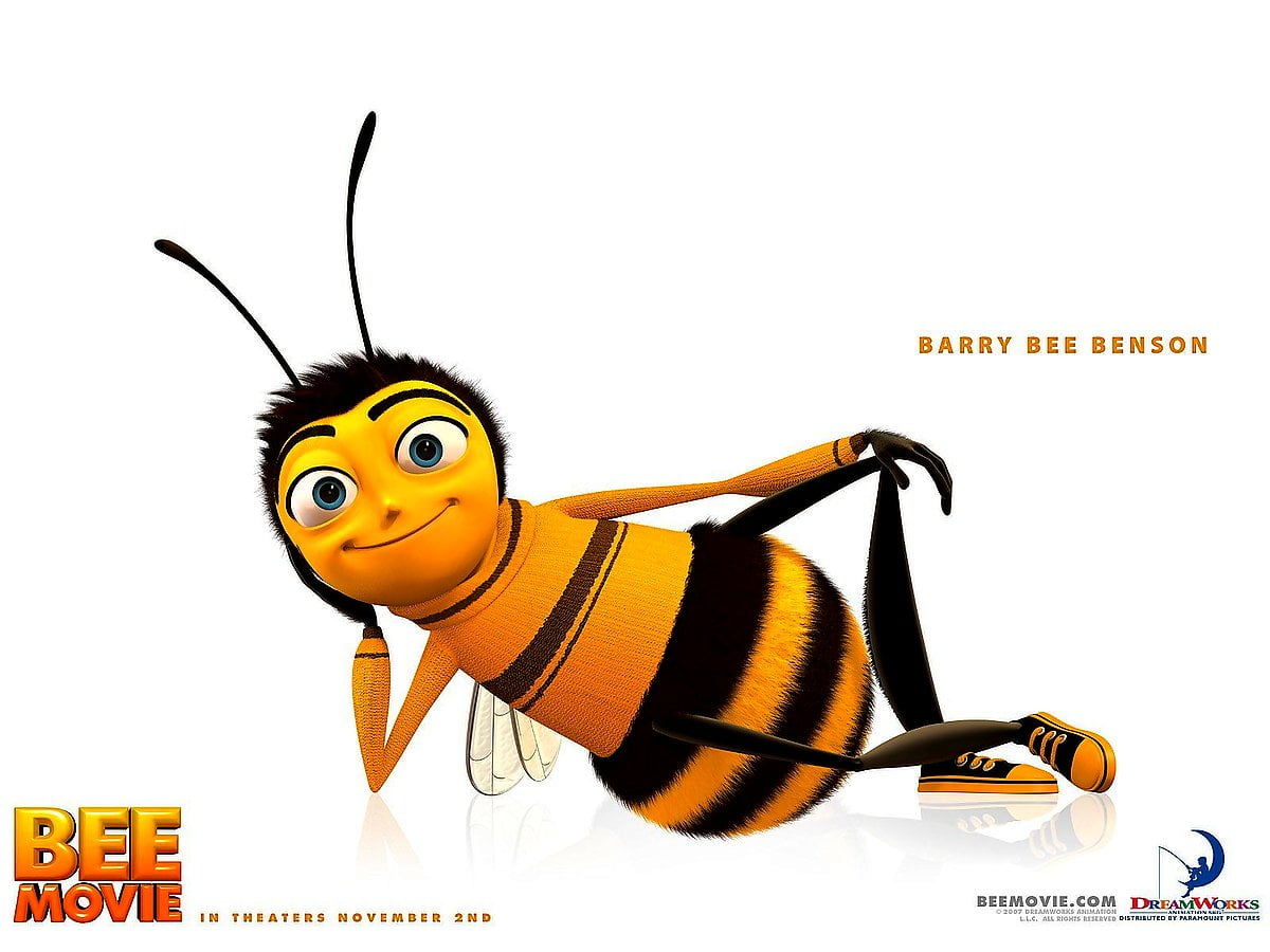 Insect op de grond (scène uit film "Bee Movie") / achtergrond afbeelding 1600x1200