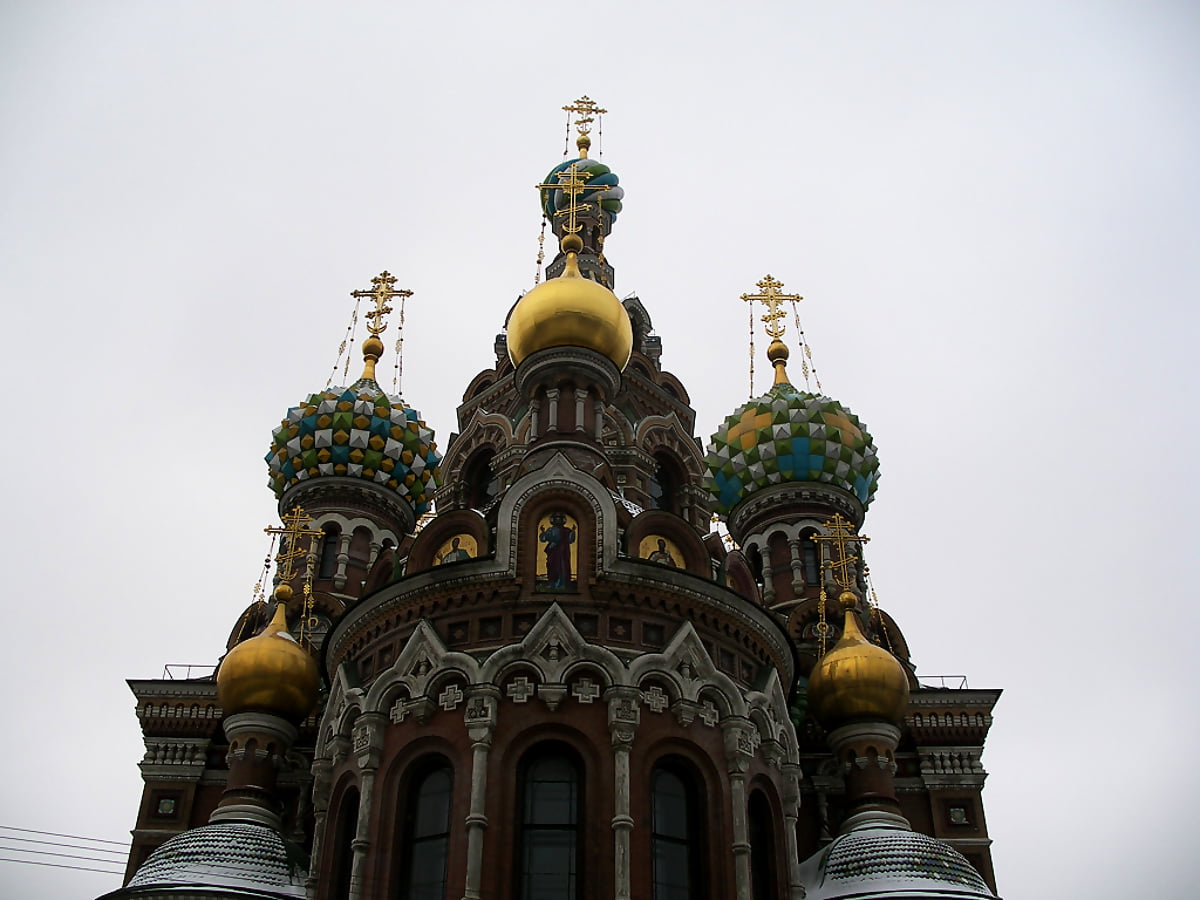 Verlosser Op Het Vergoten Bloed, Kerk, Sint-Petersburg achtergrond