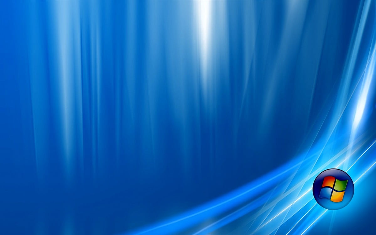 Bureaublad achtergrond / Windows Vista, blauwe, abstracte, aqua, azuurblauwe