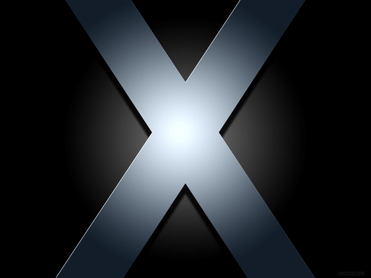 Mac OS X Leopard, zwarte, witte, blauwe, symmetrie : afbeelding voor achtergrond 1600x1200