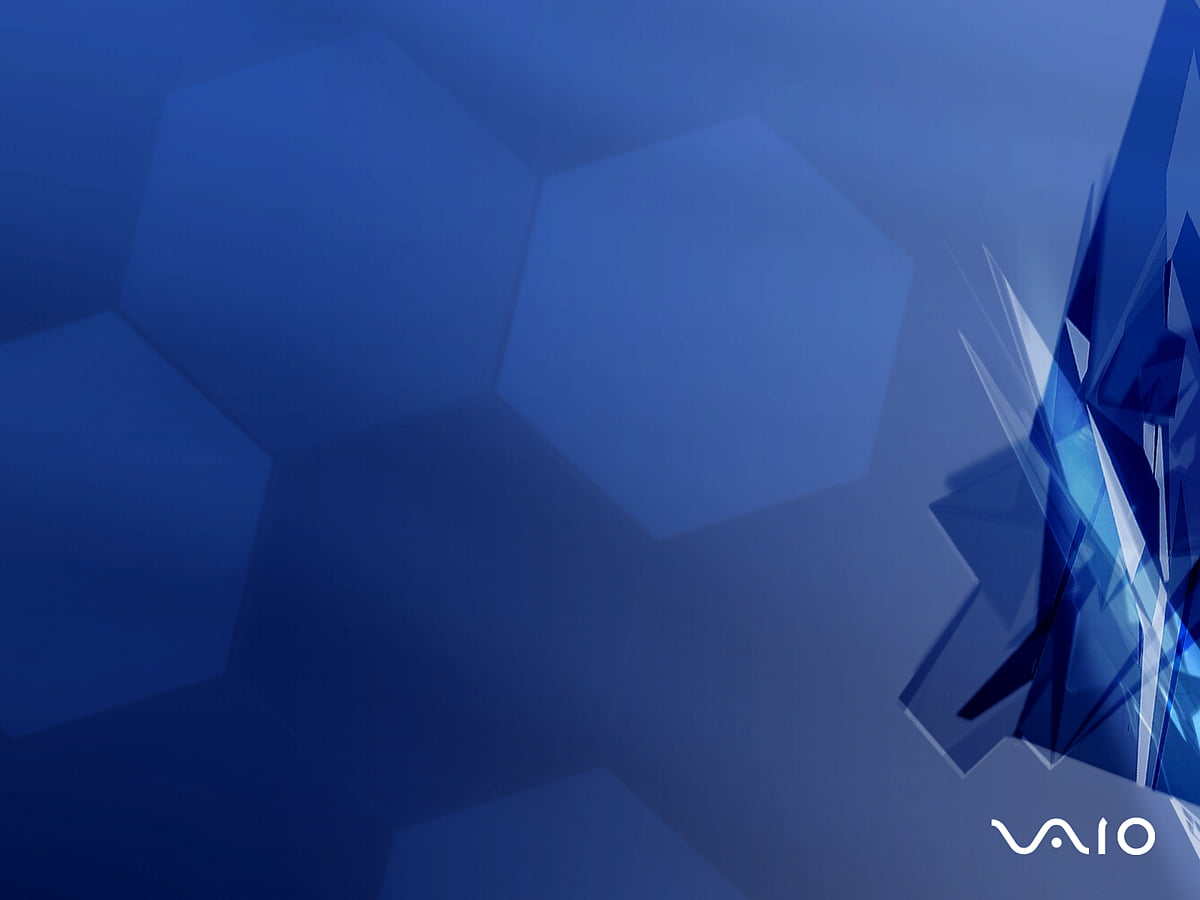 Sony VAIO, blauwe, kobaltblauwe, azuurblauwe, ontwerp : gratis bureaublad achtergrond
