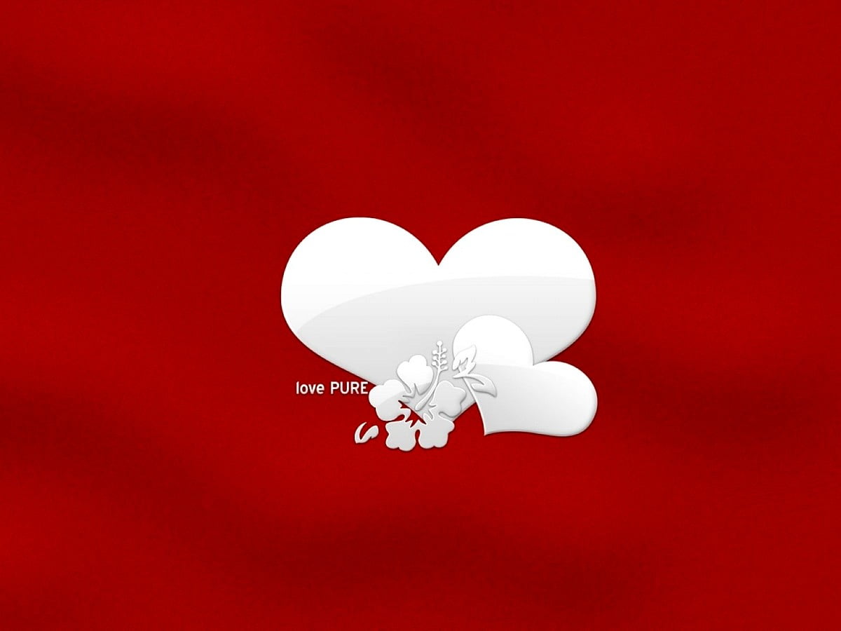 1600x1200 achtergrond - Valentijn, rode, hart-, tekenfilms, ontwerp
