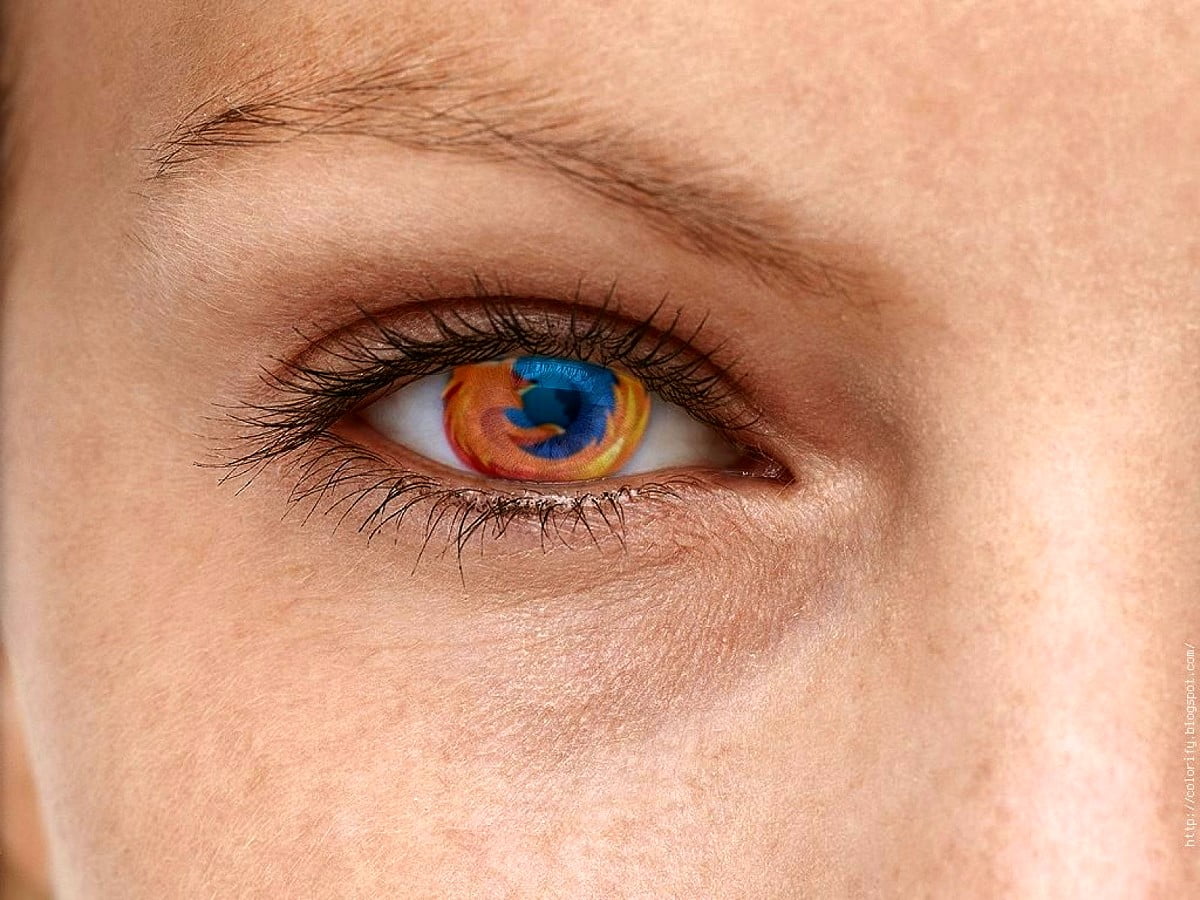 Firefox, ogen, blauwe, Heren - HD bureaublad achtergrond (1600x1200)