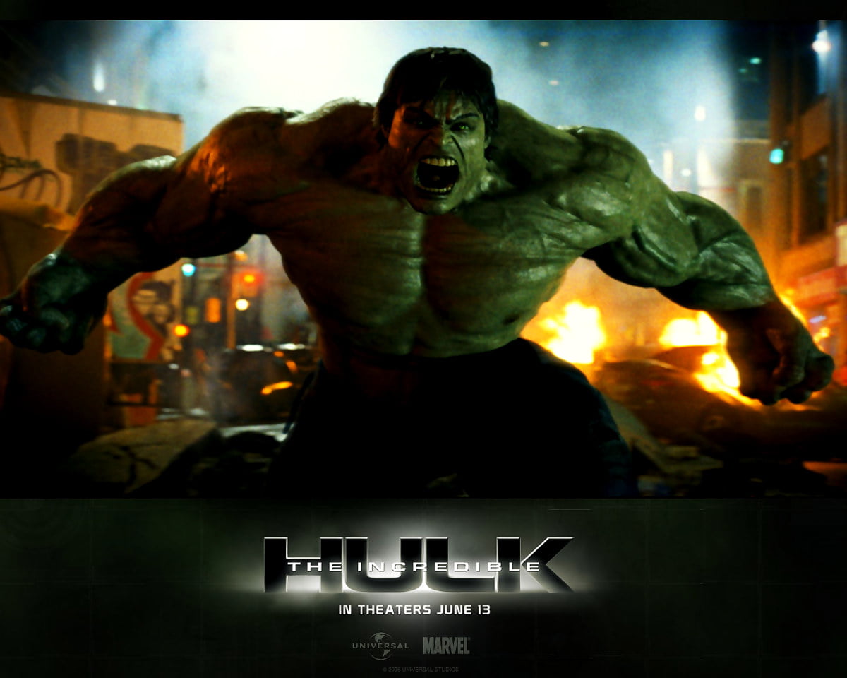 Knuffeldier tentoongesteld (scène uit film "Hulk") - gratis HD achtergrond