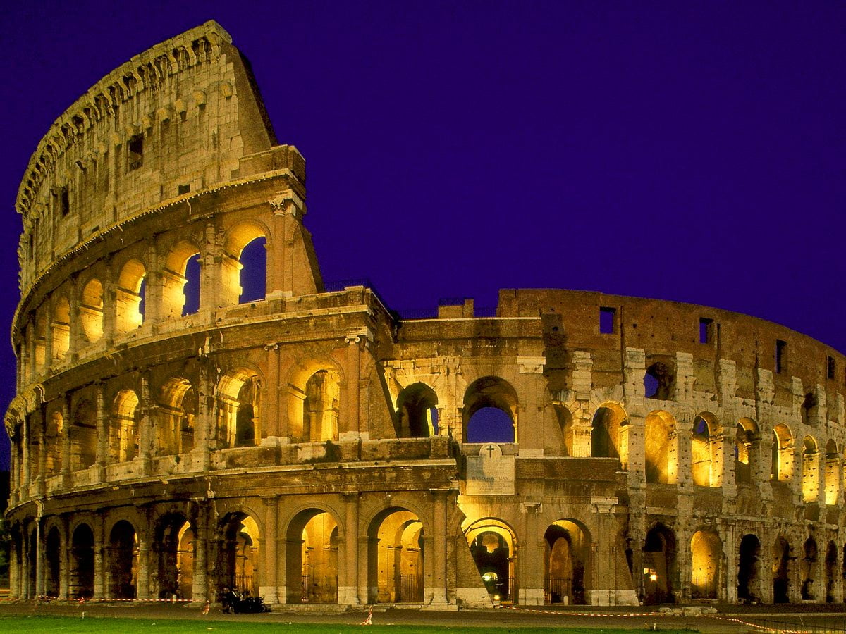 Coole achtergrond Colosseum, Italië, Rome | Download TOP achtergronden
