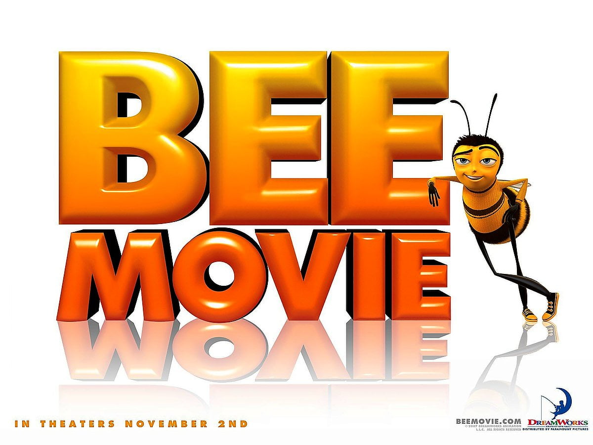 Tekening van gezicht (scène uit film "Bee Movie") :