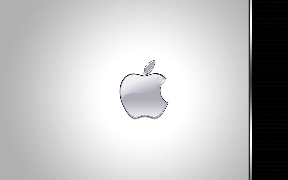 Apple Machintosh, witte, logo, fruit, abstracte / gratis achtergrond afbeelding (1600x1000)